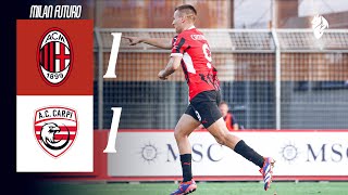 Camarda’s penalty secures first Serie C point | Milan Futuro 1-1 Carpi | Highlights