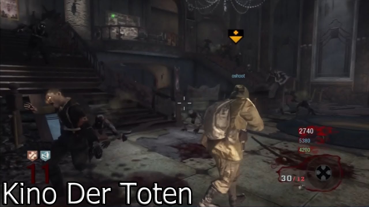 Call of Duty Black Ops Zombie sur Kino Der Toten En compagnie de la