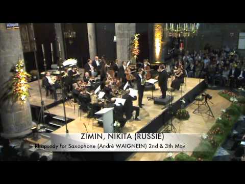 ZIMIN, NIKITA (RUSSIE) Rhapsodie for Saxophone part 2