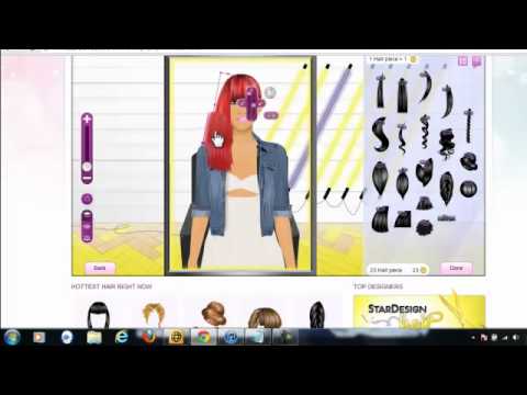 How to make straight long hair on stardoll hair studio!, Its pretty easy really