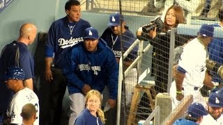 Ryu, Uribe and Puig Smack Each Other Around Today 4-8-14