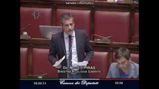 Michele Piras alla Camera: "La Sardegna brucia, dov'è lo Stato?"