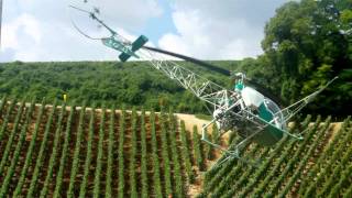 traitement par helicoptere champagne monthelon 2010