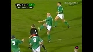 Keith Wood magnificent kick vs New Zealand 2002