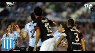 Gol de Viola. Racing 1 Colón 0. Fecha 1. Torneo Final 2014