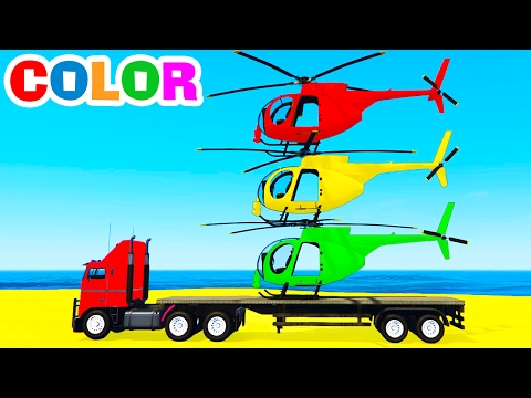 HELICOPTER on Truck & Cars video