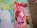 Red Lead Paperworks Hand Dyes Tags with Ranger Adirondack Color Washes and Tattered Angels Sprays
