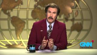 Ron Burgundy Melbourne Cup message - Anchorman 2: The Legend Continues