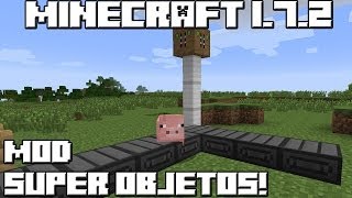 Minecraft 1.7.2 MOD SUPER OBJETOS!