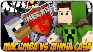 MACUMBA vs MINHA CASA - MINECRAFT GUERRA