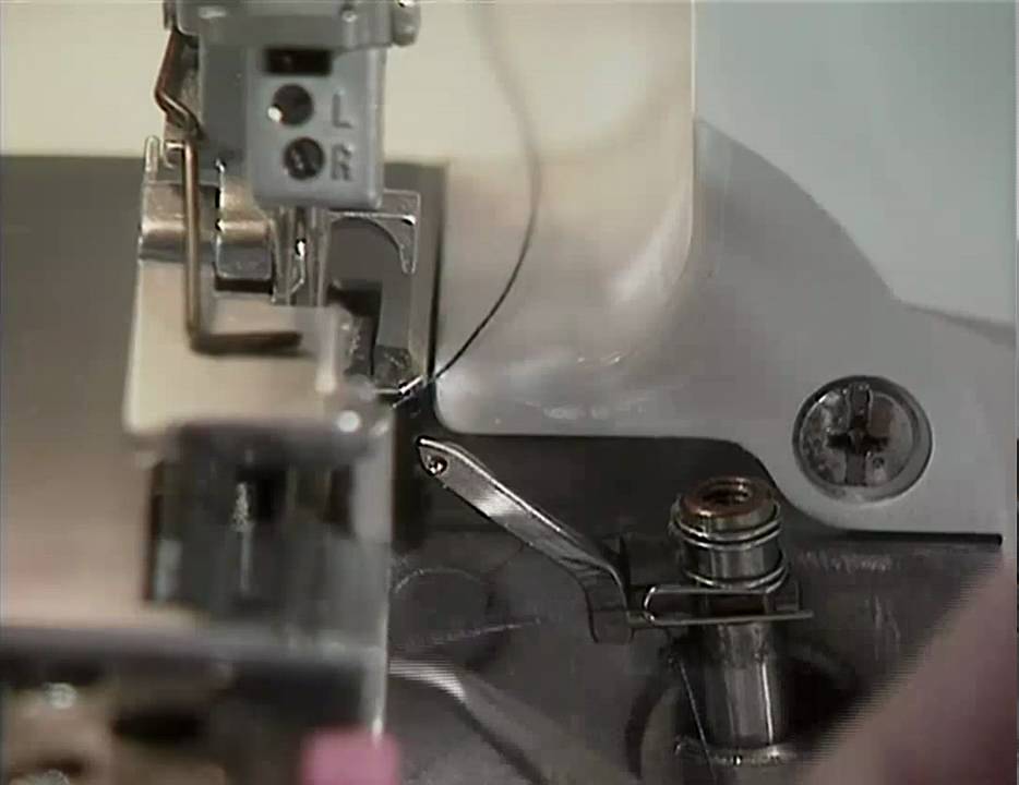 Janome Threading the overlocker YouTube