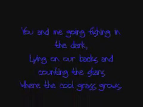 meaning of lyrics fishing in the dark