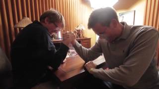 Hank and John Arm Wrestling WHO WILL WIN!