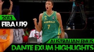 FIBA U19's World Championship - Dante Exum Highlights (Aus Emus)