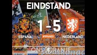 Vrijdag de 13e Spanje-Nederland WK Brasil 2014