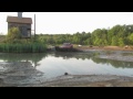 Big Red Truck Going Deep At Yankee Lake