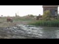 Big Red Truck Going Deep At Yankee Lake