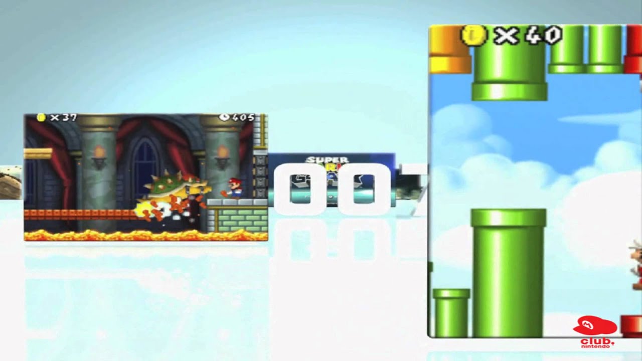 Evolution of Mario Screensaver from Club Nintendo. - YouTube