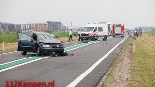 Twee gewonden bij ongeval op de N50 bij Kampen - ©StefanVerkerk.nl