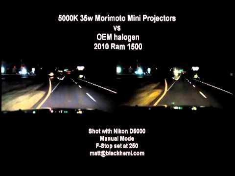 5000k vs 6500k hid in halogen projector