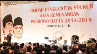 Prabowo Subianto tolak pelaksanaan pilpres