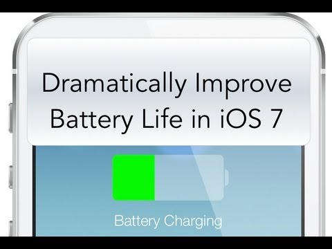 Increase Battery Life in iOS 7 [HOW TO:]