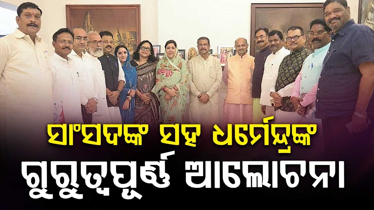 Education Minister Dharmendra Pradhan Discusses Odisha’s Growth with BJP MPs | Argus News