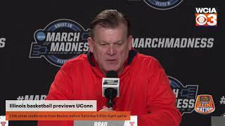 Illinois previews UConn press conference