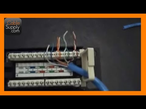 How to punch down a 12port patch panel - YouTube punch down patch panel wiring diagram 