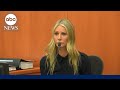Gwyneth Paltrow testifies in ski crash trial