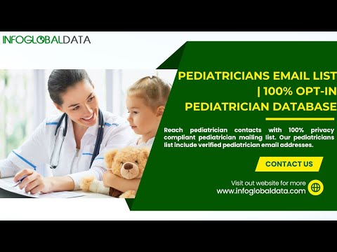 Why Choose Pediatricians Email And Mailing List From InfoGlobalData