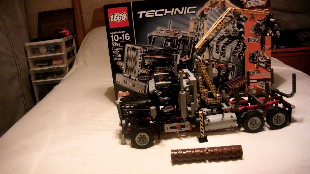 Lego Technic Logging Truck Youtube