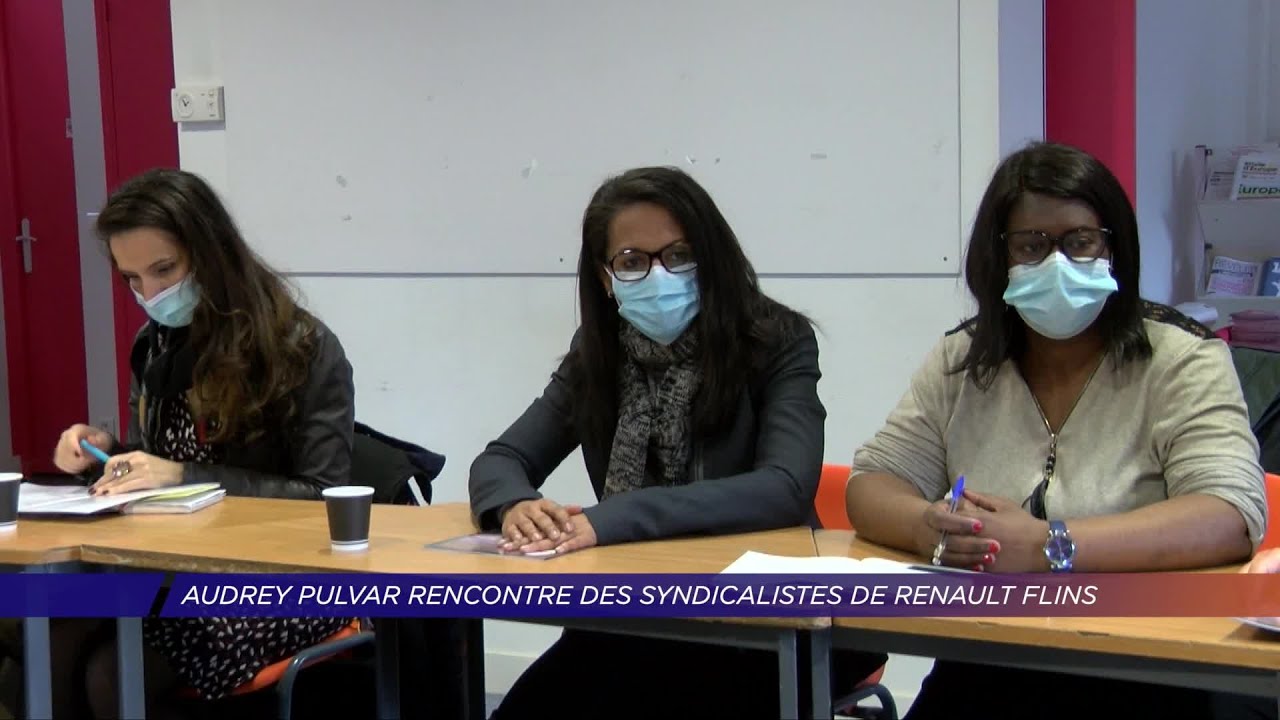 Yvelines | Audrey Pulvar rencontre des syndicalistes de Renault Flins