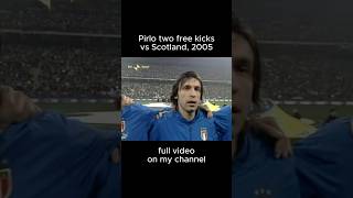 When Pirlo scored two free kicks in single game