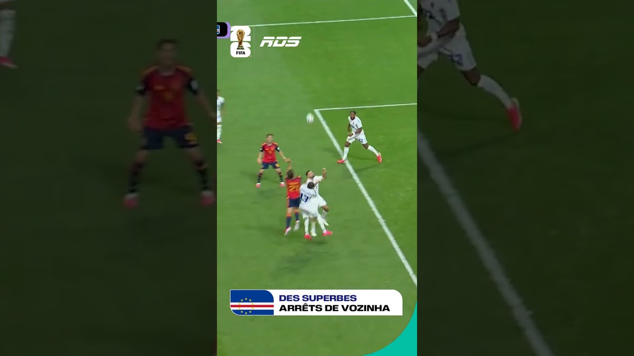Le gardien du Cap-Vert, Vozinha garde son équipe dans le match face à l’Espagne! 🔥#FifaWorldCupOnYT