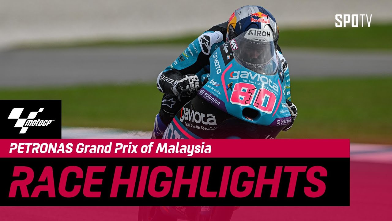 Masih Mendominasi! David Alonso Finish Pertama di Sepang Malaysia | Moto3 Race [MotoGP Malaysia]