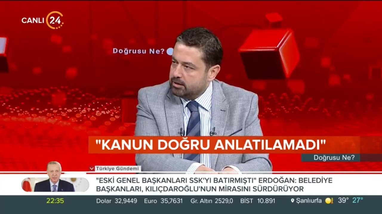 BELEDİYELERİN SGK BORÇLARI,SURİYE İLE NORMALLEŞME, SOKAK HAYVANLARI DÜZENLEMESİ 24TV  DOĞRUSU NE?