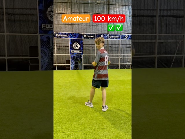 Amateur vs 100 km/h Ball: Pain First, Glory Later! ⚽🔥😵‍💫