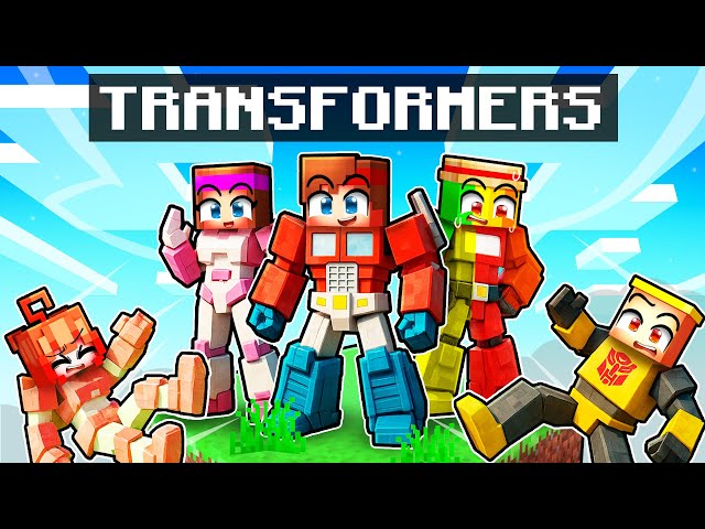 Avoir une FAMILLE de TRANSFORMERS sur Minecraft !