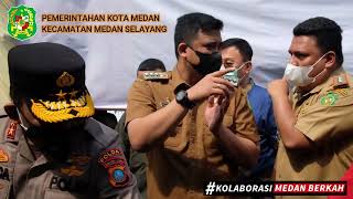 TINJAUAN VAKSINASI oleh Wali Kota Medan Bapak Bobby Nasution