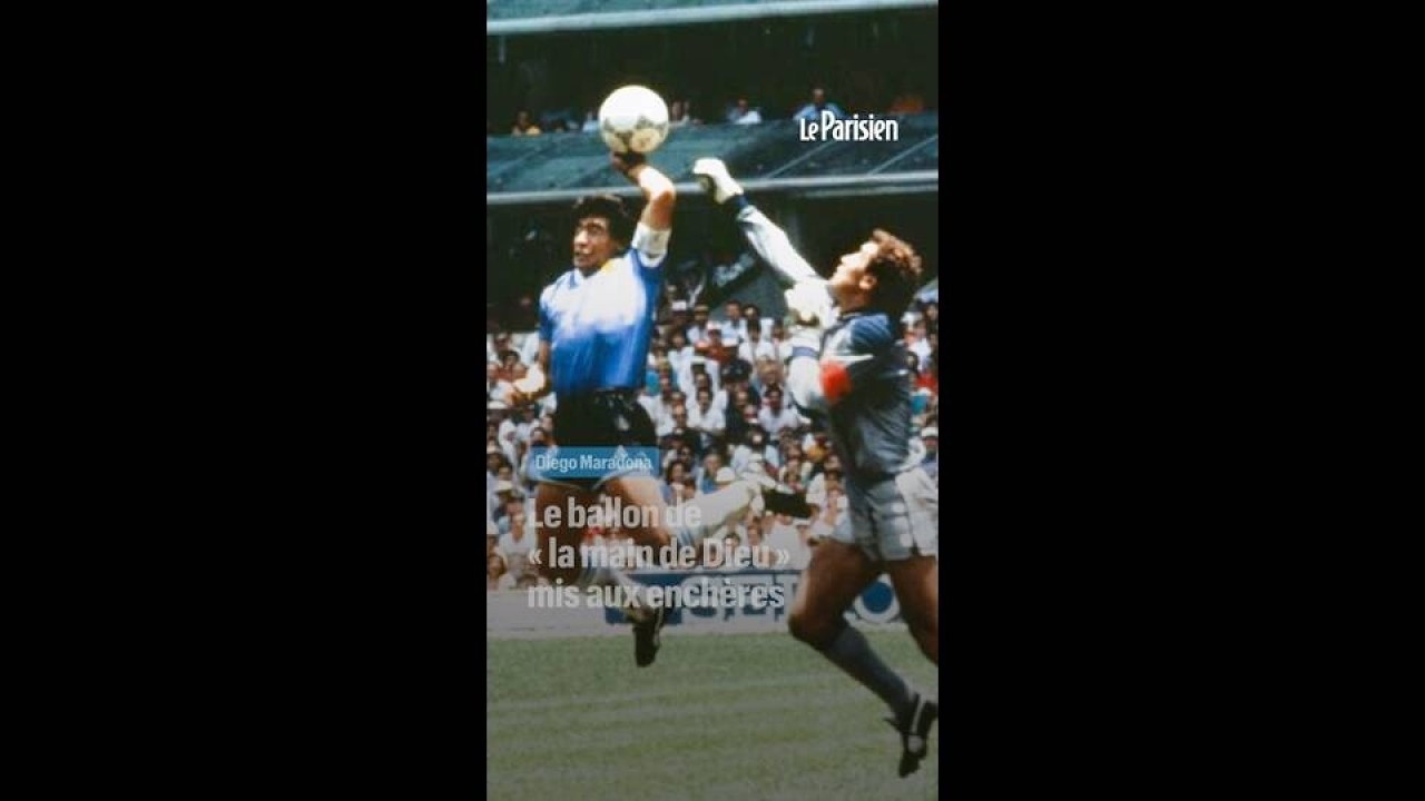 Le ballon de « la main de Dieu » de Maradona estimé à plus de 10 millions de dollars