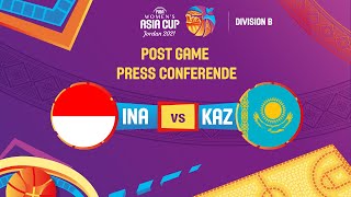 Кубок Азии среди женских команд 2021 - Матч за 3 место: Послематчевая пресс-конференция  - Индонезия vs Казахстан