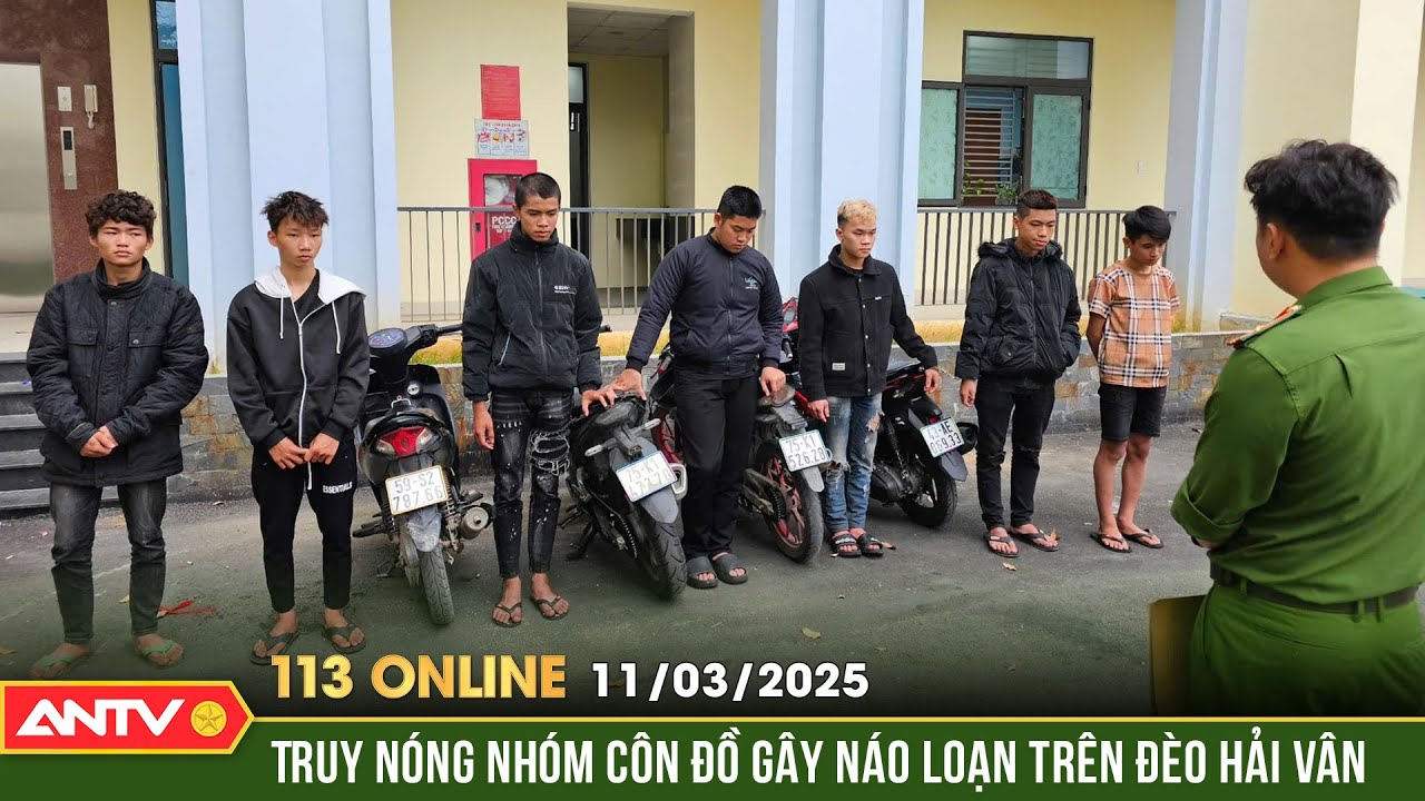 Nhóm thanh thiếu niên vác dao đuổi đánh người trên đèo Hải Vân | Bản tin 113 online ngày 11/3 | ANTV