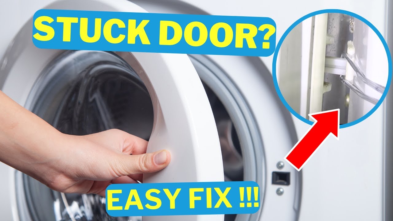 how-to-open-a-washing-machine-door-that-won-t-open-normally-youtube