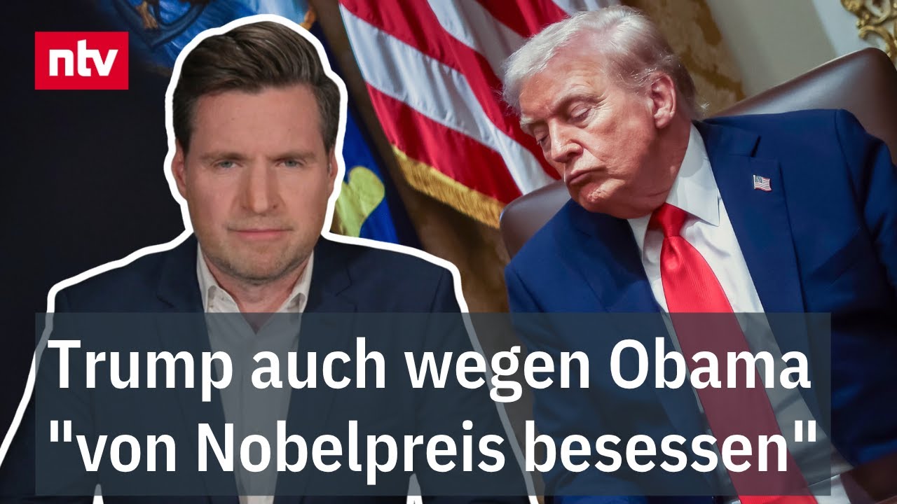 Trump auch wegen Obama "von Nobelpreis besessen" - Fritz: Dieses Jahr kaum Chancen