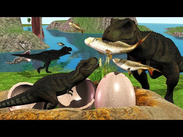 Mother Animal Save from Crocodile Of Cartoons Animals Short Movie