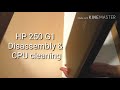 HP 250 G1 Disassembly & CPU cleaning