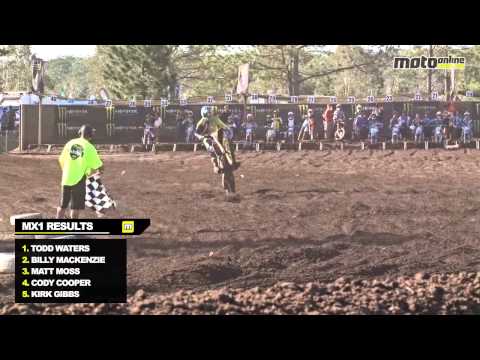 MotoOnline.com.au 2013 Monster Energy MX Nationals Rd10 Coolum highlights 