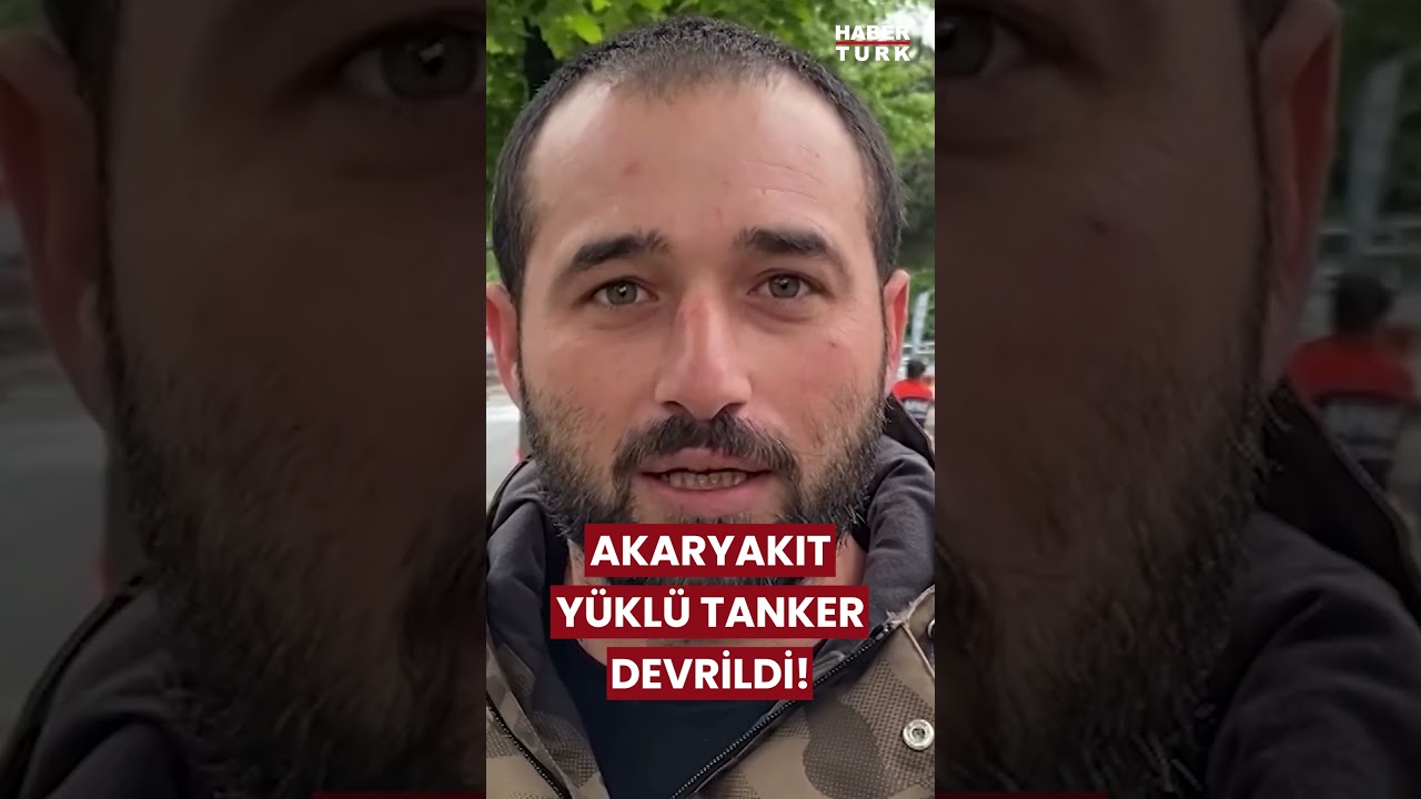 Kocaeli'deki kazada facianın eşiğinden dönüldü! #kaza #tanker #kocaeli