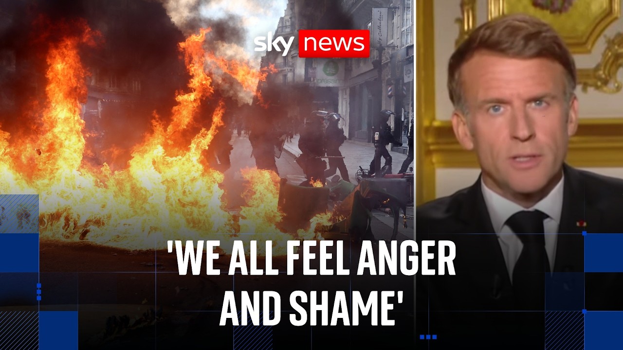 Macron condemns street violence and defends peaceful cost-of-living protests